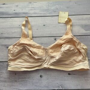 Trulife Naturalwear Mastectomy Bra Womens 442D Nude Beige Wireless 210